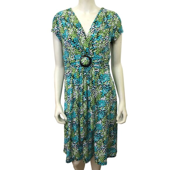 STUDIO 1 v neck‎ cap sleeve DRESS size 10 - Picture 1 of 6